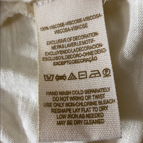 Free People Cream Peplum Short Sleeve Top - Picture 8 of 8